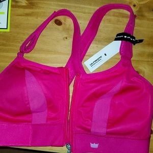 NWT SHEFIT Berry Pink Ultimate Sports Bra Size 1LUXE